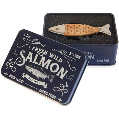 Balvi Multi-Værktøj Laks L:9.2CM NAVY /SILVER L:9.2CM Balvi Multi-Værktøj Laks L:9.2CM NAVY /SILVER L:9.2CM