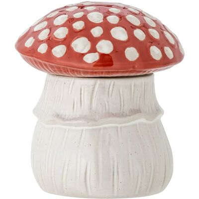 Bloomingville Sophine Jar W/Lid 14X15.5CM RED 14X15.5CM Bloomingville Sophine Jar W/Lid 14X15.5CM RED 14X15.5CM