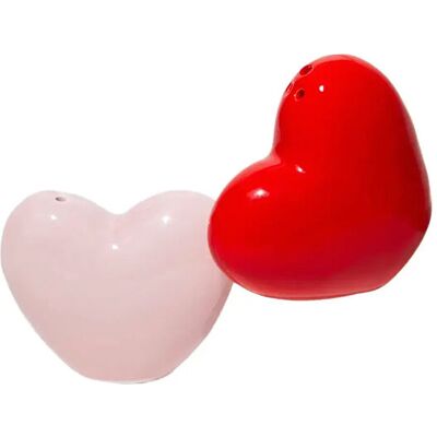 DOIY Salt Og Peber Sæt - Love ONE SIZE RED AND PINK ONE SIZE DOIY Salt Og Peber Sæt - Love ONE SIZE RED AND PINK ONE SIZE