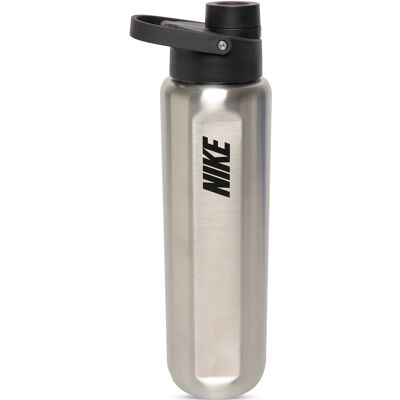 NIKE Equipment Nike Recharge Chug Bottle 24 Oz 17/24 BRUSHED STAINLESS STEEL/BLACK/BLACK 17/24 NIKE Equipment Nike Recharge Chug Bottle 24 Oz 17/24 BRUSHED STAINLESS STEEL/BLACK/BLACK 17/24