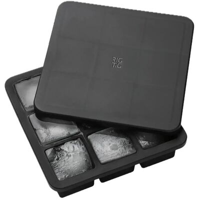 RIG-TIG Freeze-It Isterningbakke Med Låg H 5 Cm Black H:5CM BLACK H:5CM RIG-TIG Freeze-It Isterningbakke Med Låg H 5 Cm Black H:5CM BLACK H:5CM
