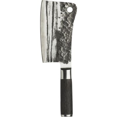 Satake Chopper Knife L:18CM BROWN AND STEEL L:18CM Satake Chopper Knife L:18CM BROWN AND STEEL L:18CM