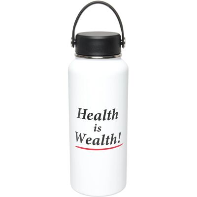 Sporty & Rich Health Is Wealth Bottle ONE SIZE WHITE ONE SIZE Sporty & Rich Health Is Wealth Bottle ONE SIZE WHITE ONE SIZE