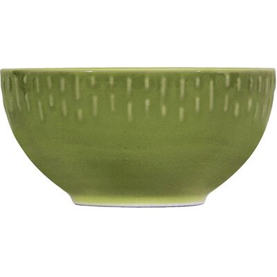 Aida Confetti Olive Skål M/Relief Porcelæn 14 Cm. Ø 14 CM x 15.3 OLIVE Ø 14 CM x 15.3 Aida Confetti Olive Skål M/Relief Porcelæn 14 Cm. Ø 14 CM x 15.3 OLIVE Ø 14 CM x 15.3