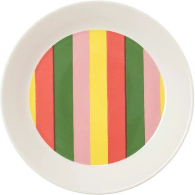 Arabia Vuokko Plate 21Cm Pieni 4-Raita Ø 21 CM MIXED SET COLOUR Ø 21 CM Arabia Vuokko Plate 21Cm Pieni 4-Raita Ø 21 CM MIXED SET COLOUR Ø 21 CM