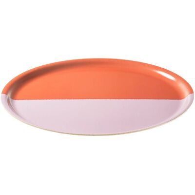 Arabia Vuokko Tray 35Cm 2-Väri Pink-Red 35 CM PINK 35 CM Arabia Vuokko Tray 35Cm 2-Väri Pink-Red 35 CM PINK 35 CM