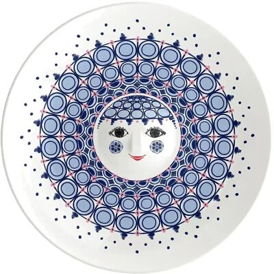 Bjørn Wiinblad Olga Fat Ø33 Cm Blå 6 CM BLUE 6 CM Bjørn Wiinblad Olga Fat Ø33 Cm Blå 6 CM BLUE 6 CM
