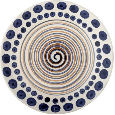 Bloomingville Shama Plate Ø 27 CM ORANGE Ø 27 CM Bloomingville Shama Plate Ø 27 CM ORANGE Ø 27 CM