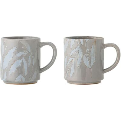 Bloomingville Aurora Mug 35 CL GREY 35 CL Bloomingville Aurora Mug 35 CL GREY 35 CL