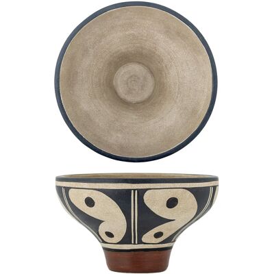 Bloomingville Elfrida Bowl Ø 31 CM BLACK Ø 31 CM Bloomingville Elfrida Bowl Ø 31 CM BLACK Ø 31 CM
