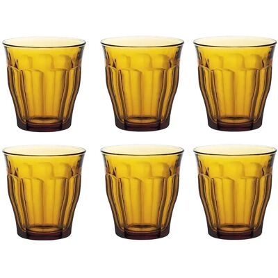 Duralex Picardie Bärnsten Glasset - 250ml, 6 St Duralex Picardie Bärnsten Glasset - 250ml, 6 St