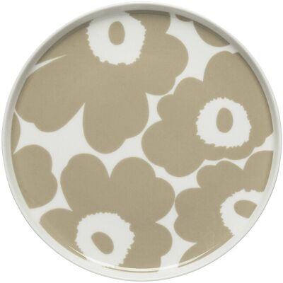Marimekko Unikko 20cm Beige Tallrik - Tallrik Marimekko Unikko 20cm Beige Tallrik - Tallrik