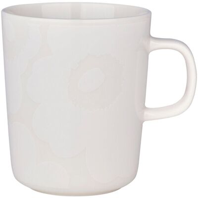 Marimekko Oiva Unikko Mugg - Vit - 250ml Marimekko Oiva Unikko Mugg - Vit - 250ml