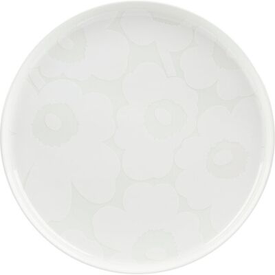 Marimekko Unikko Tallrik 25cm - Vit - Tallrik Marimekko Unikko Tallrik 25cm - Vit - Tallrik