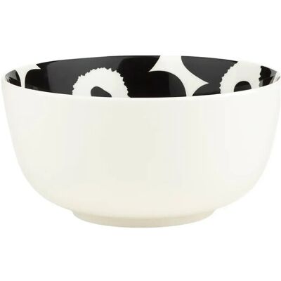 Marimekko Unikko keramikskål - 900 ml - Svart Marimekko Unikko keramikskål - 900 ml - Svart