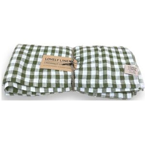 Lovely Linen Misty Duk 145X300CM JEEP GREEN 145X300CM Lovely Linen Misty Duk 145X300CM JEEP GREEN 145X300CM