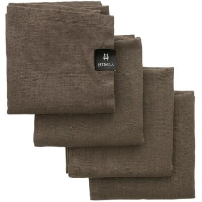 Himla Solskinsserviet 4-Pak 45X45CM COFFEE 45X45CM Himla Solskinsserviet 4-Pak 45X45CM COFFEE 45X45CM