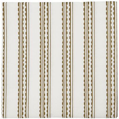 house doctor Napkins, Trace 20X 20CM YELLOW/BROWN 20X 20CM house doctor Napkins, Trace 20X 20CM YELLOW/BROWN 20X 20CM