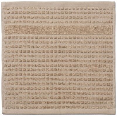 Juna Check Vaskeklud 30X30CM SAND 30X30CM Juna Check Vaskeklud 30X30CM SAND 30X30CM