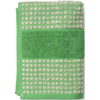Juna Check Håndklæde 50X100 Cm Grøn/Sand 50X100CM GREEN/SAND 50X100CM Juna Check Håndklæde 50X100 Cm Grøn/Sand 50X100CM GREEN/SAND 50X100CM