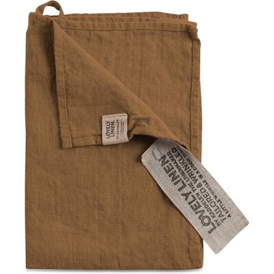 Lovely Linen - Modell: Lovely Handduk - 35x50 - Mandel - Handduk Lovely Linen - Modell: Lovely Handduk - 35x50 - Mandel - Handduk