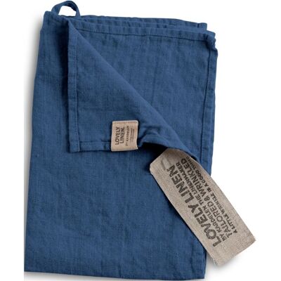 Linnen - 35x50cm - Blå - Handduk - Lovely Linen Linnen - 35x50cm - Blå - Handduk - Lovely Linen