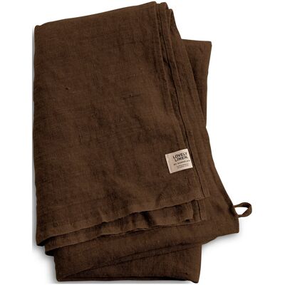 Lovely Linen Lovely Hamam Towel 90X145CM CHOCOLATE 90X145CM Lovely Linen Lovely Hamam Towel 90X145CM CHOCOLATE 90X145CM