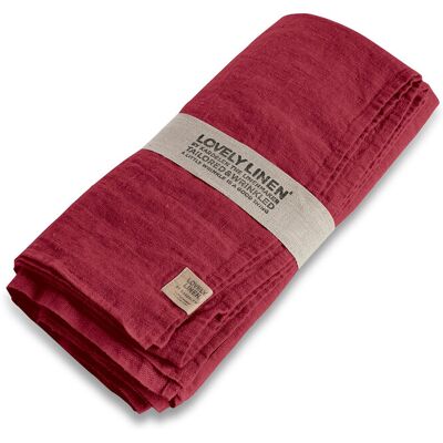 Lovely Linen Lovely Tablecloth 145X380CM CABERNET 145X380CM Lovely Linen Lovely Tablecloth 145X380CM CABERNET 145X380CM