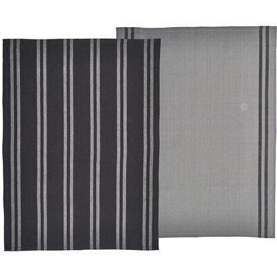Södahl Viskestykke 50X70 Soft Black 2 Stk. 50X70CM BLACK 50X70CM Södahl Viskestykke 50X70 Soft Black 2 Stk. 50X70CM BLACK 50X70CM