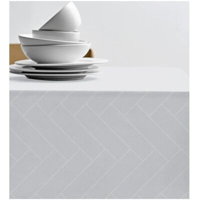 Södahl Dug 140X370 Tiles Damask White 140X370CM WHITE 140X370CM Södahl Dug 140X370 Tiles Damask White 140X370CM WHITE 140X370CM