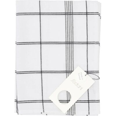 Södahl Viskestykke 50X70 Minimal White 50X70CM WHITE/BLACK 50X70CM Södahl Viskestykke 50X70 Minimal White 50X70CM WHITE/BLACK 50X70CM