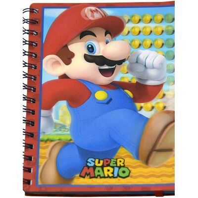 Joker Super Mario Notebook A5 MULTI COLOUR A5 Joker Super Mario Notebook A5 MULTI COLOUR A5