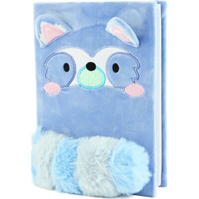 Robetoy Notebook Fluffy Racoon A5 ONE SIZE BLUE ONE SIZE Robetoy Notebook Fluffy Racoon A5 ONE SIZE BLUE ONE SIZE