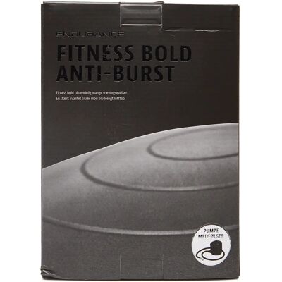 Endurance Gym Ball 65 Cm 65 CM SILVER 65 CM Endurance Gym Ball 65 Cm 65 CM SILVER 65 CM