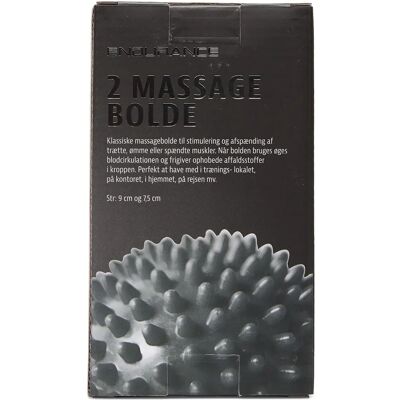 Endurance Soft Massage Ball 2 Pcs ONE SIZE SILVER ONE SIZE Endurance Soft Massage Ball 2 Pcs ONE SIZE SILVER ONE SIZE