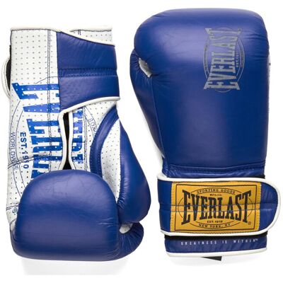 EVERLAST 1910 Sparring H&L Glove 12 BLUE 12 EVERLAST 1910 Sparring H&L Glove 12 BLUE 12