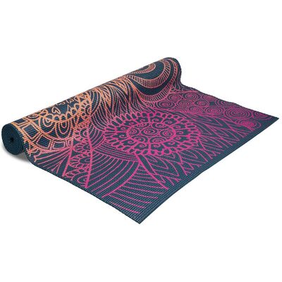 Gaiam Vivid Zest Yoga Mat 4Mm Classic Printed ONE SIZE VIVID ZEST ONE SIZE Gaiam Vivid Zest Yoga Mat 4Mm Classic Printed ONE SIZE VIVID ZEST ONE SIZE