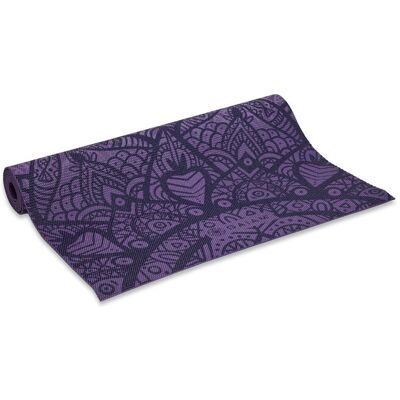 Gaiam Purple Lattice Yoga Mat 4Mm Classic Printed ONE SIZE PURPLE ONE SIZE Gaiam Purple Lattice Yoga Mat 4Mm Classic Printed ONE SIZE PURPLE ONE SIZE