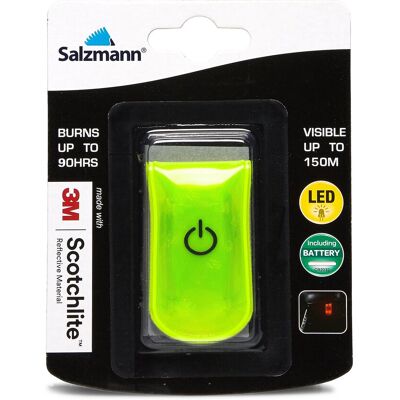 Salzmann Magnetic Reflector With 4 Leds () ONE SIZE SAFETY YELLOW ONE SIZE Salzmann Magnetic Reflector With 4 Leds () ONE SIZE SAFETY YELLOW ONE SIZE