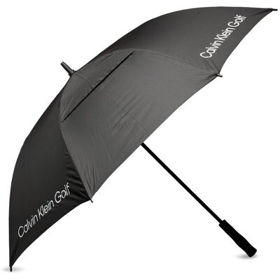 Calvin Solid Colour Vented Umbrella ONE SIZE BLACK ONE SIZE Calvin Solid Colour Vented Umbrella ONE SIZE BLACK ONE SIZE