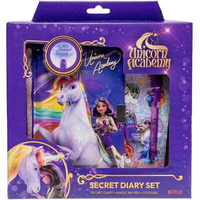 Euromic Unicorn Academy Magisk Dagbog - Dagbog Med Magisk Blækpen ONE SIZE PURPLE ONE SIZE Euromic Unicorn Academy Magisk Dagbog - Dagbog Med Magisk Blækpen ONE SIZE PURPLE ONE SIZE
