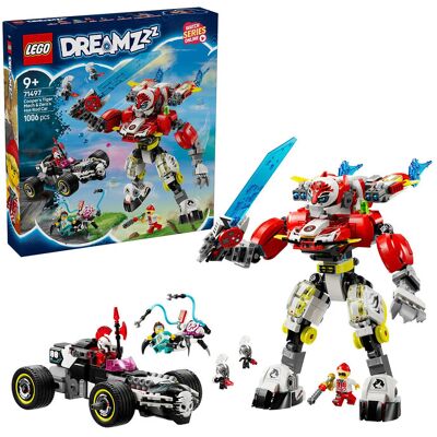 Lego Coopers Tiger-Mech Og Zeros Hotrod-Bil 71497 ONE SIZE MULTI ONE SIZE Lego Coopers Tiger-Mech Og Zeros Hotrod-Bil 71497 ONE SIZE MULTI ONE SIZE