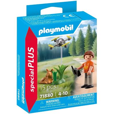 Playmobil Fawn Rescue With Drone ONE SIZE MULTICOLORED ONE SIZE Playmobil Fawn Rescue With Drone ONE SIZE MULTICOLORED ONE SIZE