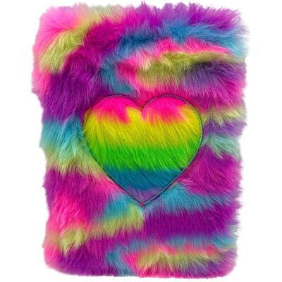 Suntoy Ant Bok A5 Plysch Regnbåge Hjärta 14.5X21X1.5 MULTICOLOURED 14.5X21X1.5 Suntoy Ant Bok A5 Plysch Regnbåge Hjärta 14.5X21X1.5 MULTICOLOURED 14.5X21X1.5