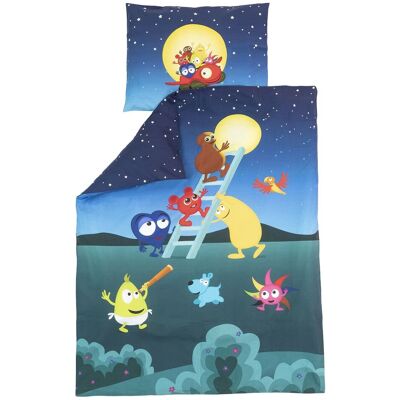 Teddykompaniet Babblarna Baby - The Moon, Bed Set, Cot 100X130+38X55CM MULTI COLOURED 100X130+38X55CM Teddykompaniet Babblarna Baby - The Moon, Bed Set, Cot 100X130+38X55CM MULTI COLOURED 100X130+38X55CM
