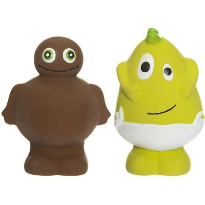Teddykompaniet Babblarna, Natural Rubber, Babba/Dadda H:8CM MULTI H:8CM Teddykompaniet Babblarna, Natural Rubber, Babba/Dadda H:8CM MULTI H:8CM