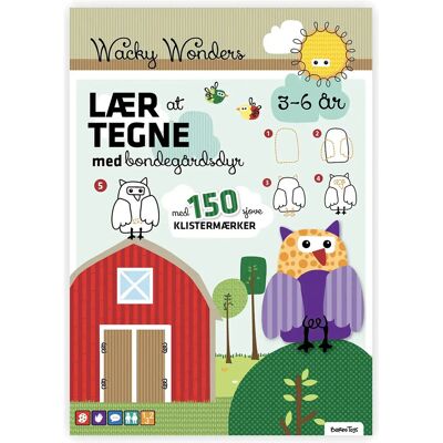 Barbo Toys Aktivitetsbog - Lær At Tegne Med Wacky Wonders Bondegårdsdyr (Dk) ONE SIZE MULTIPLE COLOR ONE SIZE Barbo Toys Aktivitetsbog - Lær At Tegne Med Wacky Wonders Bondegårdsdyr (Dk) ONE SIZE MULTIPLE COLOR ONE SIZE