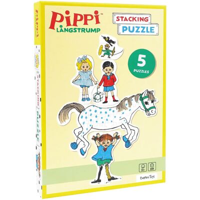 Barbo Toys Pippi Stacking Puzzles ONE SIZE MULTIPLE COLOR ONE SIZE Barbo Toys Pippi Stacking Puzzles ONE SIZE MULTIPLE COLOR ONE SIZE
