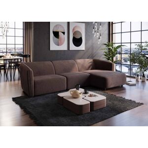 Softlines Sofa Bornholm Hjørnesofa 3d - Brun (Sven 47)