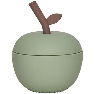 Oyoy Mugg M. Sugrör - Apple - Silikon - Green - One Size - Oyoy Mugg One Size